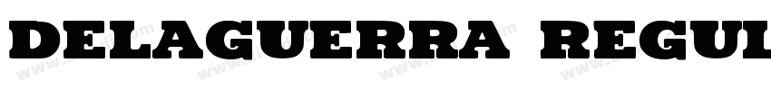 Delaguerra Regular字体转换